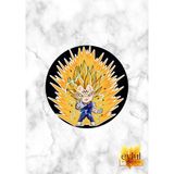 Eylül Design Dragon Ball Temalı Baskılı Özel Tasarım Baskılı Mdf Yuvarlak Bardak Altlığı