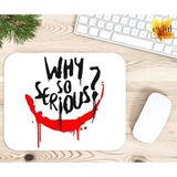 Eylül Design Joker Baskılı Özel Tasarım Dikdörtgen Kaydırmaz Mousepad - Buz Mavi