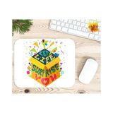Eylül Design Let Life Suprise You Motivasyon Baskılı Özel Tasarım Dikdörtgen Kaydırmaz Mousepad - Adrenalin Mavi