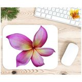 Eylül Design Mor Çiçek Baskılı Temalı Renkli Baskılı Özel Tasarım Dikdörtgen Kaydırmaz Mousepad - Adrenalin Mavi