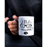 Eylül Design Nerd Mama Yazılı Özel Tasarım Baskılı Kupa