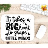 Eylül Design Öğretmen Temalı Baskılı Özel Tasarım Dikdörtgen Kaydırmaz Mousepad - Adrenalin Mavi