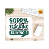 Eylül Design Öğretmen Temalı Baskılı Özel Tasarım Dikdörtgen Kaydırmaz Mousepad - Beyaz