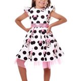 Eylül Elif Butik Minnie Mouse Kız Çocuk Elbise - 3 - 4 Yaş - Pudra