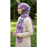 Eylül İpek Çiçek Desen Soft Şal 421-112