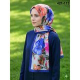 Eylül İpek Çiçek Desen Soft Şal 421-113