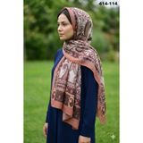 Eylül İpek Etnik Desen Soft Şal 414-114