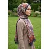 Eylül İpek Etnik Desen Soft Şal 414-115