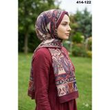 Eylül İpek Etnik Desen Soft Şal 414-122
