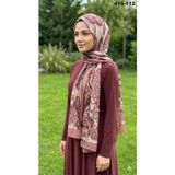 Eylül İpek Etnik Desen Soft Şal 415-112