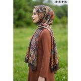 Eylül İpek Etnik Desen Soft Şal 415-115