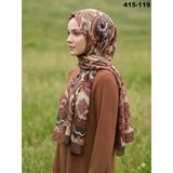 Eylül İpek Etnik Desen Soft Şal 415-119