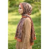 Eylül İpek Etnik Desen Soft Şal 415-125