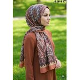 Eylül İpek Etnik Desen Soft Şal 416-117