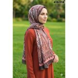 Eylül İpek Etnik Desen Soft Şal 416-118