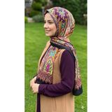 Eylül İpek Etnik Desen Soft Şal 431-125