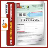 Eylül KPSS Eğitim Bilimleri ÖSYM Tıpkı Basım Çıkmış Soru Deneme Kitapçığı Video/PDF Çözümlü TG