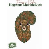 Eylül Medya Mandala Çiçekler ve Hayvanlar Boyamana Seti - 1 Adet - 0 - Siyah