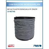 Eylül Yapı Market Cam Balkon Boncuklu Ip Zincirleri 10 mt - Gri