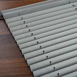 Eylül Yapı Market Katlanabilir Plise Perde, Cam Balkon Perdeleri, Ofis Perdeleri, Pvc Pencere Perdeleri - Gri - 30 x 140 cm