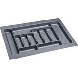 Eym Çekmece İçi Kaşıklık 75 x 49 cm Mutfak Çekmece Düzenleyici - Gri