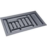 Eym Çekmece İçi Kaşıklık 85 x 49 cm Mutfak Çekmece Düzenleyici - Gri