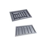 EYM Çekmece İçi Kaşıklık ve Kepçelik 2'li Set, 75 x 49 cm, Gri