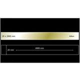EYM Dekoratif Aynalı Pleksi Şerit Süs Altın 20 mm x 2800 mm Mobilya Dolap Süsü
