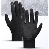 Eym Dokunmatik Ekran Eldiven Touch Screen Glove Su Geçirmez Eldiven Water Resistant Water Tight - XL - Karbon - Siyah