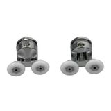 EYM Duşakabin Tekerleği Metal Gövdeli Krom 2 Li Set Teker Çapı 24 mm