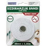 Eym Vodaseal Sızdırmazlık Bantı Bandı 38 mm x 3,35 mt Beyaz
