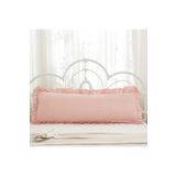 eyma home %100bpamuk decor fırfırlı uzun yastık kılıfı