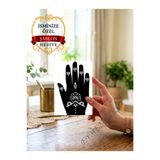 EYMEN ÇARŞI /Kına Şablonu/Geçici Dövme Şablonu/Kına Kalıbı/Henna Tattoo Stencil/sd262