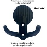 Eymen Meral Aksesuar Hanger Lüx Askı Siyah 1. Sınıf Zamak Malzemeden Üretilmiştir (Vidalar Dahil) Dayanıklı ve Uzun Ömürlüdür