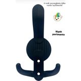 Eymen Meral Aksesuar Hanger Lüx Portmanto Askılığı Siyah Renk 1. Sınıf Zamak Malzemeden Üretilmiştir (Vidalar Dahil) Dayanıklı ve Uzun Ömürlüdür