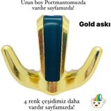 Eymen Meral Aksesuar Meri Lüx Askı Gold-Syh 1. Sınıf Zamak Malzemeden Üretilmiştir (Vidalar Dahil) Dayanıklı ve Uzun Ömürlüdür Vidaları Gizleme Kapağı Ile Daha Estetik Görünüm Kazanmıştır - Gold - Siyah