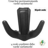 Eymen Meral Aksesuar Meri Lüx Askı Siyah 1. Sınıf Zamak Malzemeden Üretilmiştir (Vidalar Dahil) Dayanıklı ve Uzun Ömürlüdür Vidaları Gizleme Kapağı Ile Daha Estetik Görünüm Kazanmıştır