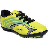 Eymen Shoes Erkek Halı Saha Krampon WALKED Sarı Turkuaz Taban Tipi ile Yüksek Performans Sağlar - Sarı - Turkuaz