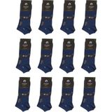 Eymen Socks 12'li Lüks Kutulu Bambu Erkek Patik Çorap Tek Renk Füme – Dikişsiz, Nefes Alan ,taç Desenli - 40 - 44