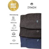Eymen Socks 3'lü Havlu Kışlık Termal Kalın Soket Çorap Erkek Uzun 3 Renk - 40 - 44 - Siyah - Füme - Lacivert
