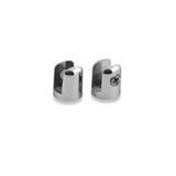 Eymen Yapı 2 Adet Yuvarlak Cam Raf Tutucu Etejer 7 mm Parlak Krom Metal