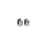 Eymen Yapı 2 Adet Yuvarlak Cam Raf Tutucu Etejer 7 mm Parlak Krom Metal