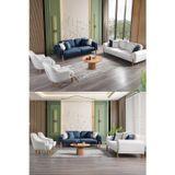 Eymense Class Bohem Koltuk Takımı 3+3+1+1 Lacivert