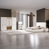 Eymense Dora 6 Kapaklı Yatak Odası Takımı Ön Yüzler MDF