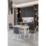 Eymense Essen 4 Sandalyeli Mutfak Masa Takımı