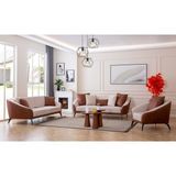 Eymense Leia Modern Nubuk Sırtlı Keten Krem 3+3+1 Koltuk Takımı