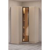 Eymense Lora Gardırop %100 MDF Köşe Modüler Giyinme Odası Dolabı