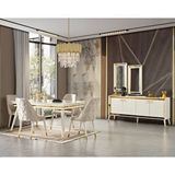 Eymense Lotus Gold Yemek Odası Takımı