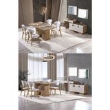 Eymense Luna 6 Sandalyeli Yemek Odası Takımı