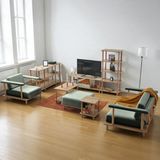 Eymense Pia Koltuk Takımı Oturma Odası Seti Konsollu Yeşil